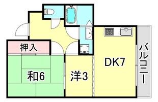 中内ハイツの物件間取画像